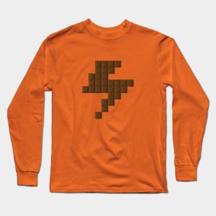 Chocolate Pixels - Power Up Long Sleeve T-Shirt